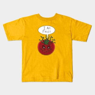 I Am Fruit - Tomato Groot - Guardians of the Galaxy Mash-up Kids T-Shirt